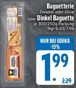 Edeka EDEKA Herzstücke Baguetterie oder Dinkel Baguette Angebot
