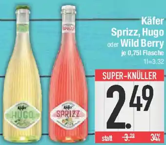 E-Center Käfer Sprizz, Hugo oder Wild Berry Angebot