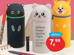 Budni Silikon- Federtasche Tiere Angebot