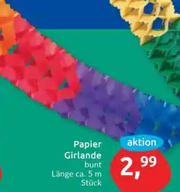 Budni Papier Girlande Angebot