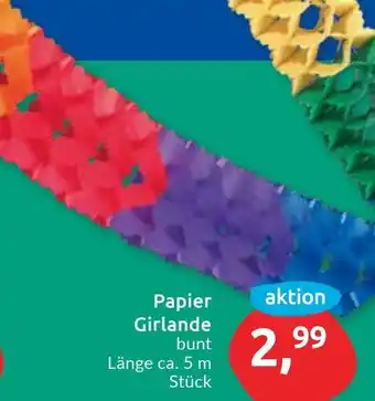 Budni Papier Girlande Angebot
