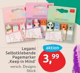 Budni Legami Selbstklebende Pagemarker "Keep in Mind" Angebot