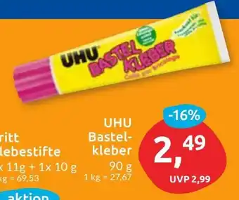 Budni UHU Bastelkleber Angebot