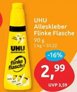 Budni UHU Alleskleber Flinke Flasche Angebot