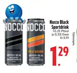 Edeka Nocco Black Sportdrink Angebot