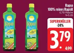 Edeka Rapso 100% reines Rapsöl Angebot