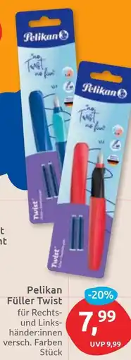 Budni Pelikan Füller Twist für Rechts- und Linkshänder:innen Angebot
