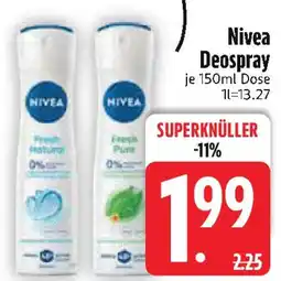 Edeka Nivea Deospray Angebot