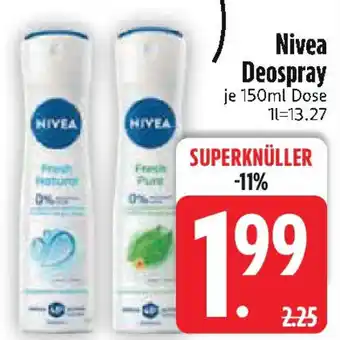 Edeka Nivea Deospray Angebot