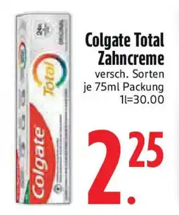 Edeka Colgate Total Zahncreme Angebot