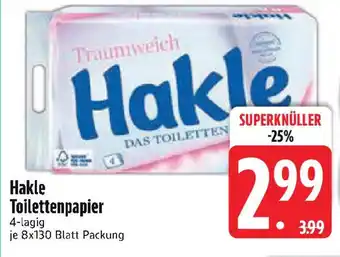 Edeka Hakle Toilettenpapier Angebot