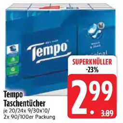 Edeka Tempo Taschentücher Angebot