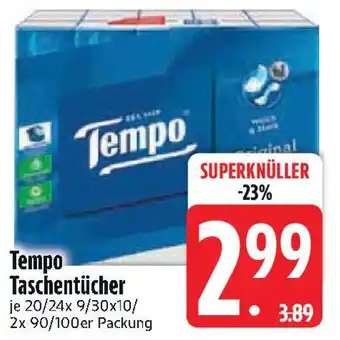 Edeka Tempo Taschentücher Angebot