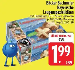 Edeka Bäcker Bachmeier Bayerische Laugenspezialitäten Angebot