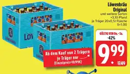 Edeka Löwenbräu Original Angebot