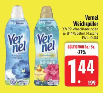 Edeka Vernel Weichspüler Angebot