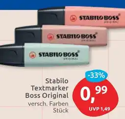 Budni Stabilo Textmarker Boss Original Angebot