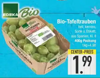 E-Center Bio-Tafeltrauben Angebot