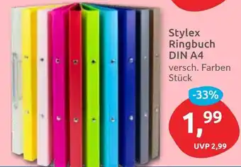 Budni Stylex Ringbuch DIN A4 Angebot