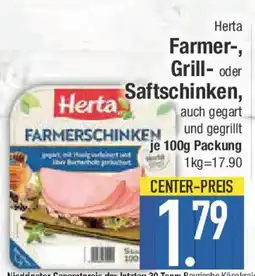 E-Center Herta Farmer-, Grill- oder Saftschinken Angebot
