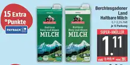E-Center Berchtesgadener Land Haltbare Milch Angebot