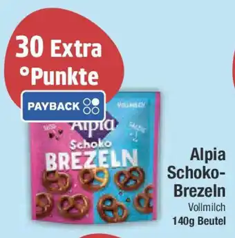 E-Center Alpia Schoko- Brezeln Angebot
