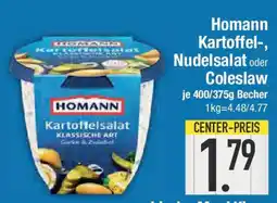 E-Center Homann Kartoffel-, Nudelsalat oder Coleslaw Angebot