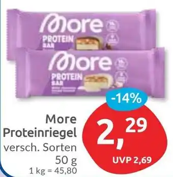 Budni More Proteinriegel Angebot