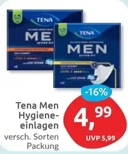 Budni Tena Men Hygieneeinlagen Angebot