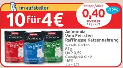Budni Animonda Vom Feinsten Raffinesse Katzennahrung Angebot