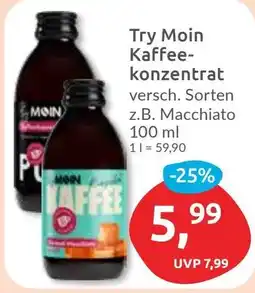 Budni Try Moin Kaffeekonzentrat Angebot