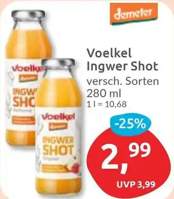 Budni demeter Voelkel Ingwer Shot Angebot