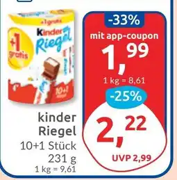 Budni kinder Riegel Angebot