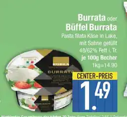 E-Center Burrata oder Büffel Burrata Angebot