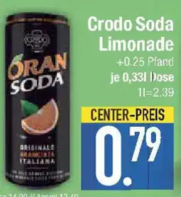 E-Center Crodo Soda Limonade Angebot