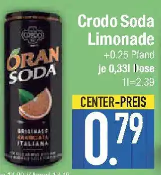 E-Center Crodo Soda Limonade Angebot