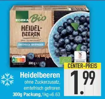 E-Center Heidelbeeren Angebot