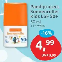Budni Paediprotect Sonnenroller Kids LSF 50+ Angebot