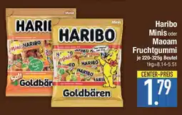 E-Center Haribo Minis oder Maoam Fruchtgummi Angebot
