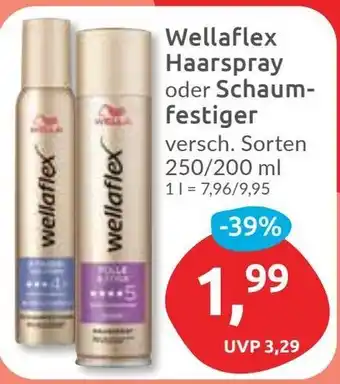 Budni Wellaflex Haarspray oder Schaumfestiger Angebot