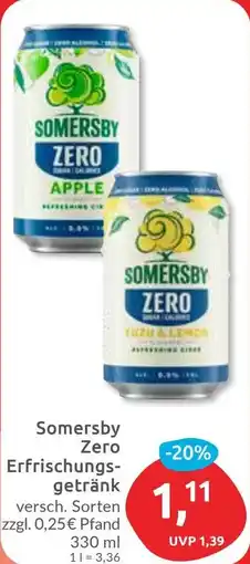 Budni Somersby Zero Erfrischungsgetränk Angebot