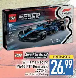 E-Center LEGO SPEED Williams Racing FW46 F1 Rennauto ,,77249" Angebot