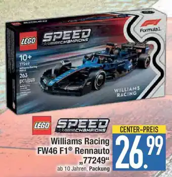E-Center LEGO SPEED Williams Racing FW46 F1 Rennauto ,,77249" Angebot