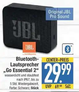 E-Center JBL HARMAN Bluetooth- Lautsprecher ,,Go Essential 2" Angebot