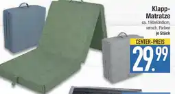 E-Center Klapp- Matratze Angebot