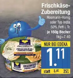E-Center Frischkäse- Zubereitung Angebot