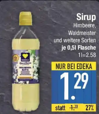 E-Center Sirup Himbeere, Waldmeister Angebot