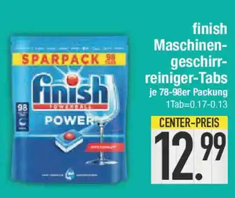 E-Center finish Maschinen- geschirr- reiniger-Tabs Angebot