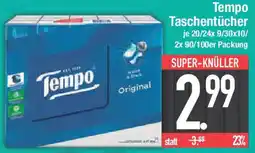 E-Center Tempo Taschentücher Angebot