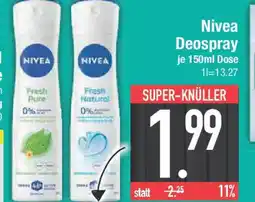 E-Center Nivea Deospray Angebot